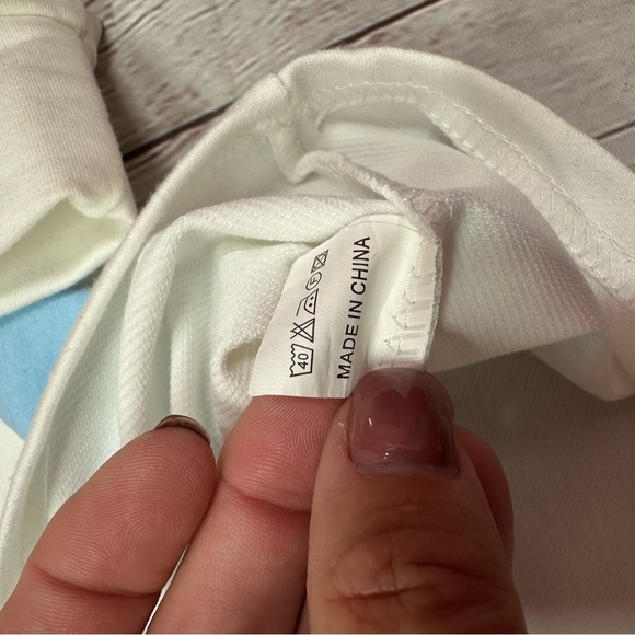 NWT Boutique Neon stripe fleece sweatshirt sweater weather casual sz XL - Picture 5 of 9